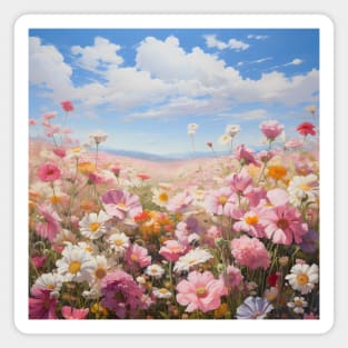 Field of Flowers in the Midday Magnet